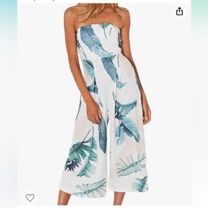 Women’s Off shoulder strapless jumpsuit